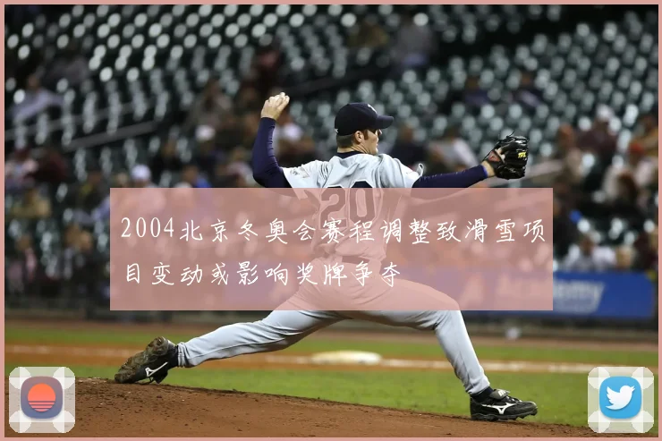 2004北京冬奥会赛程调整致滑雪项目变动或影响奖牌争夺
